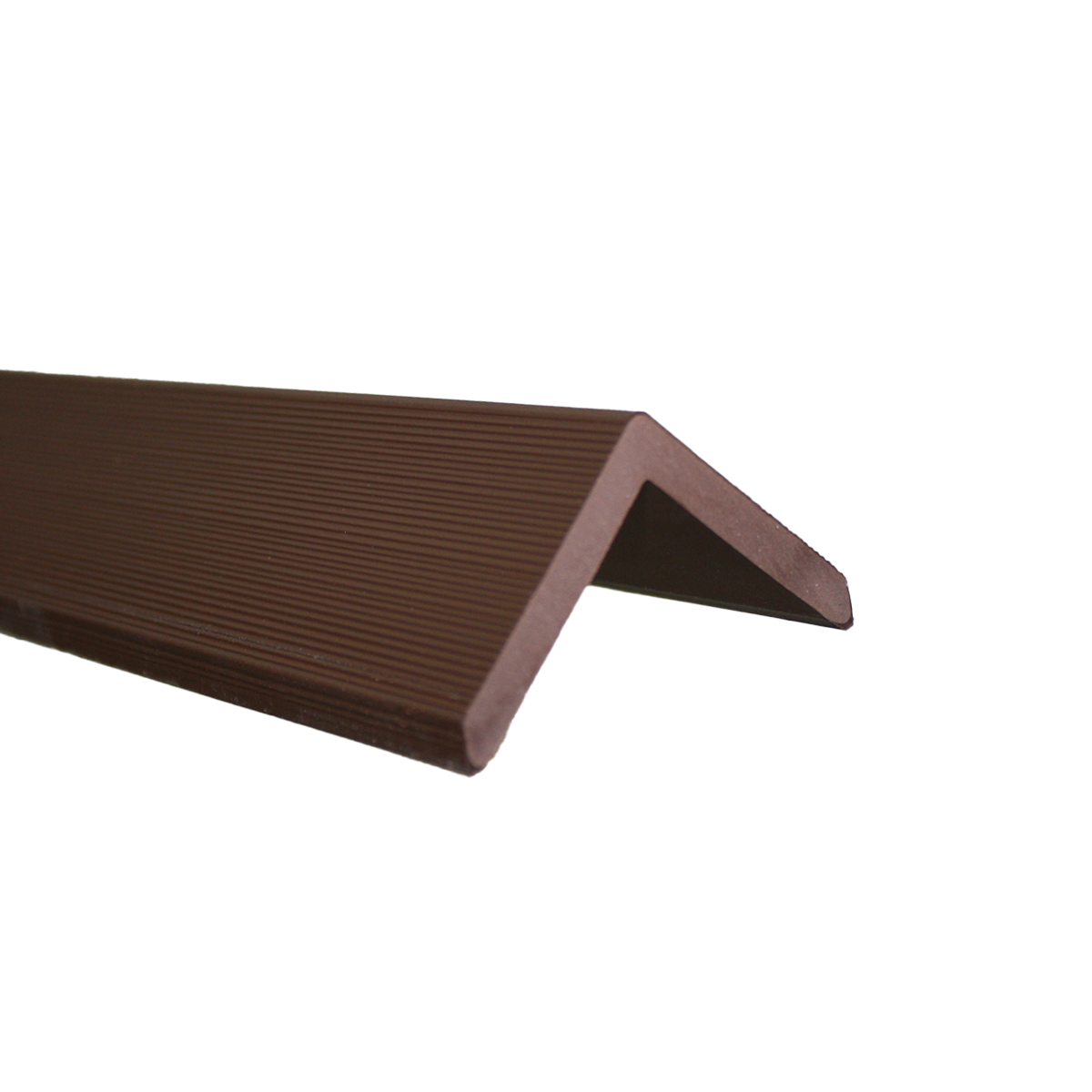 Perfil para Wall panel WPC | color café oscuro | 2,4mts *55*55mm - Imagen 2