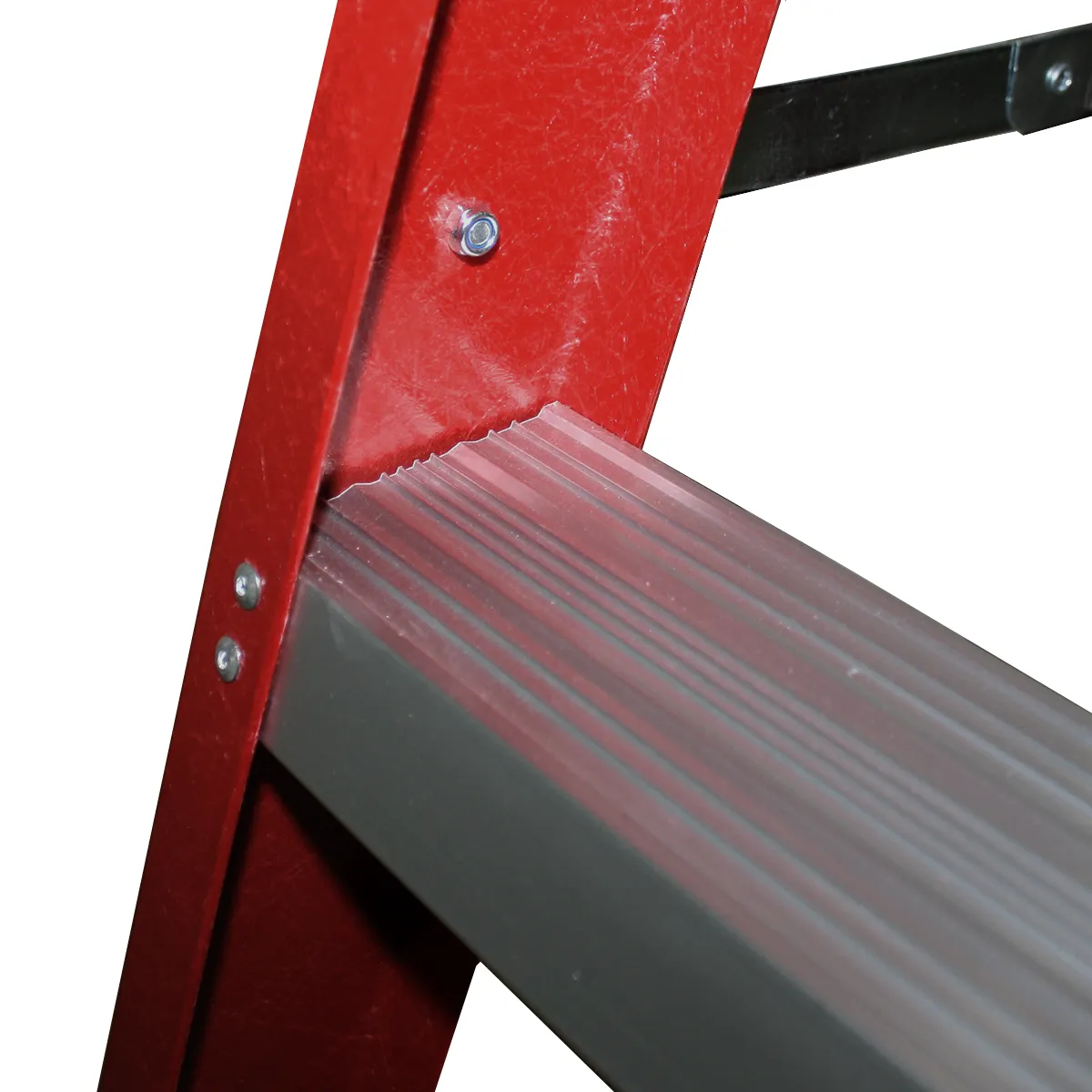 Escalera fibra de vidrio | tipo tijera doble acceso | 6 peldaños | 1.7mt - Imagen 3