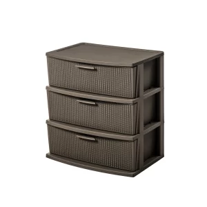 Cómoda | Modelo Crochet | 3 niveles | color mocca - MQ