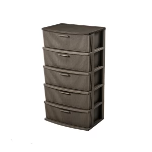 Cómoda | Modelo Crochet | 5 niveles | color mocca - MQ