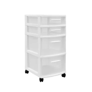 Gavetero modular | Modelo Eclypse | 4 niveles | color blanco - MQ